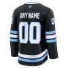 Miesten Pelipaita Custom Utah Hockey Club 2025-26 Fanatics Premium Koti Musta